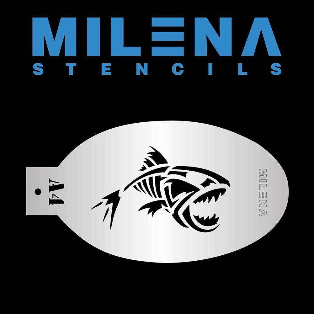 Milena Face Painting Stencils - Fish A4