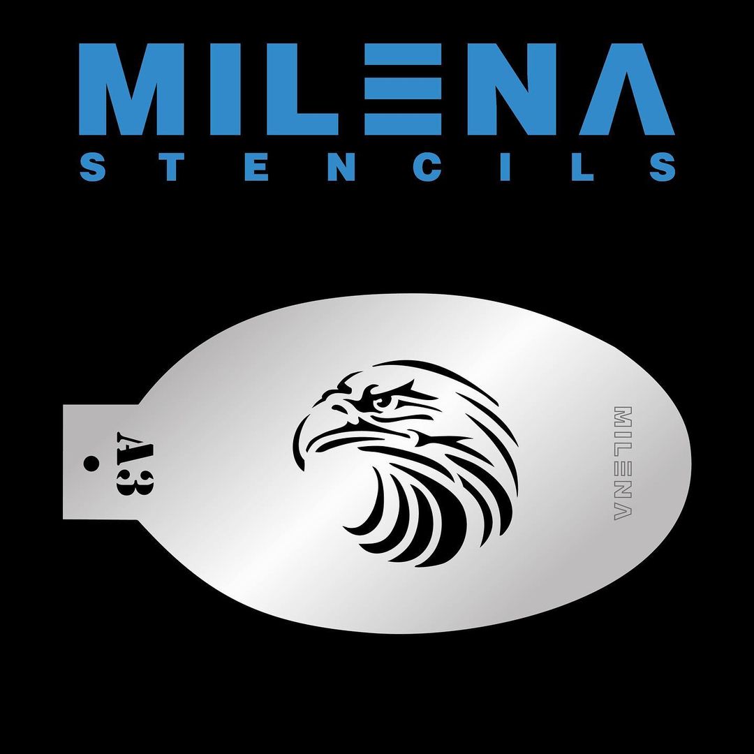 Milena Face Painting Stencils - Eagle A3