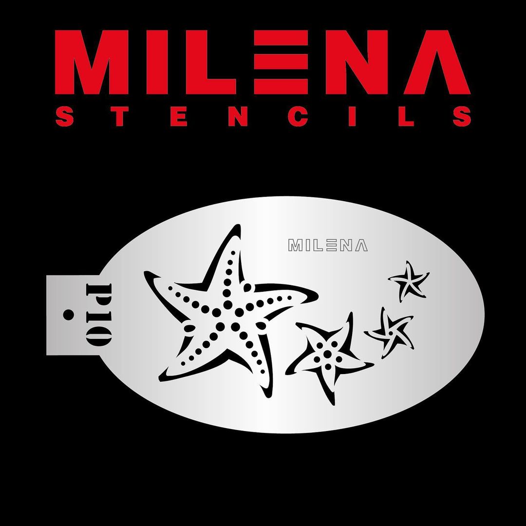 Milena Face Painting Stencils - Starfish P10