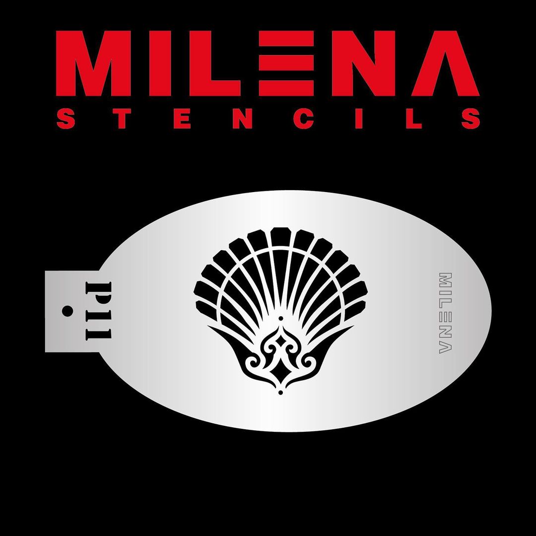 Milena Face Painting Stencils - Shell P11