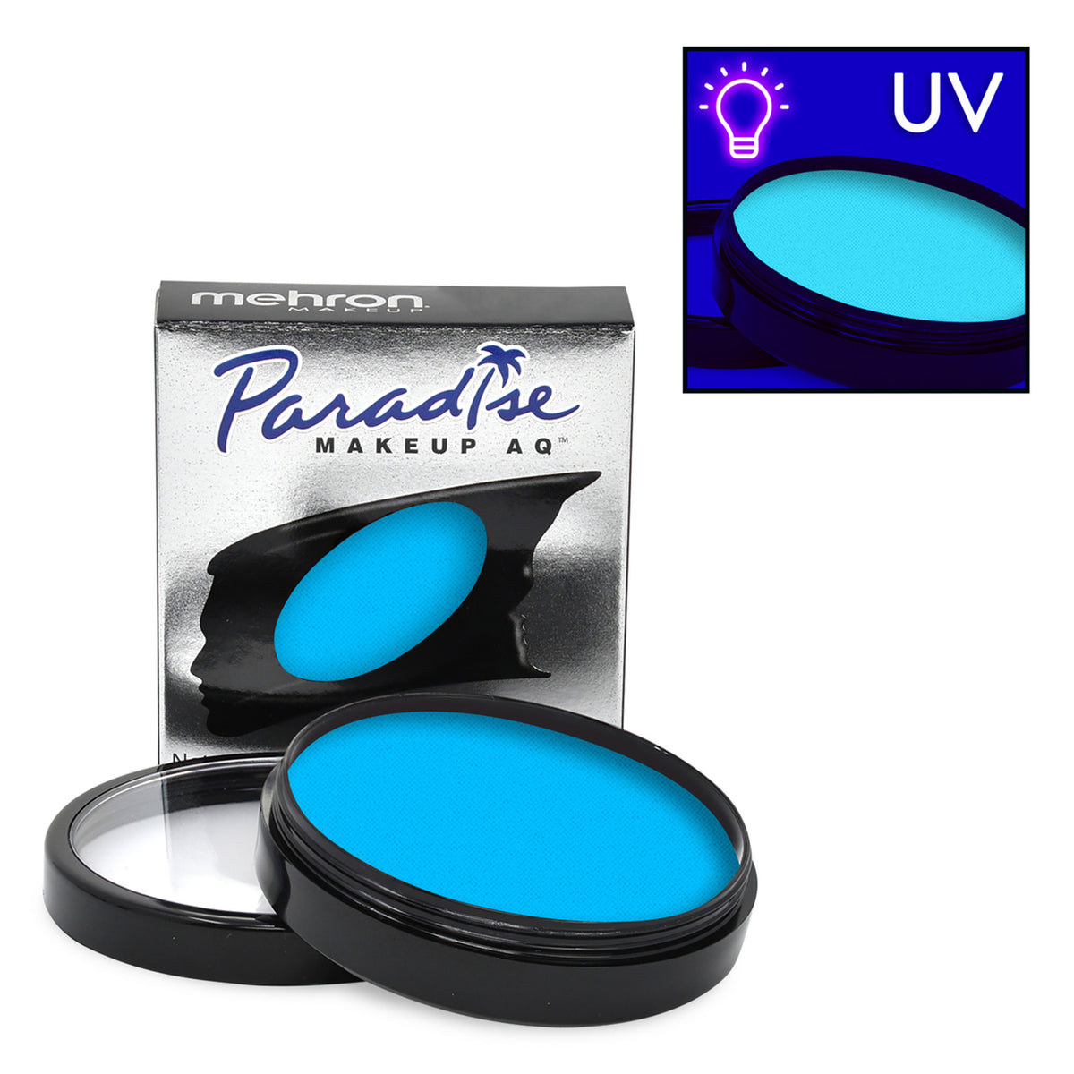 Paradise AQ Face Paint - Celestial/Neon Blue (1.4 oz/ 40 gm)