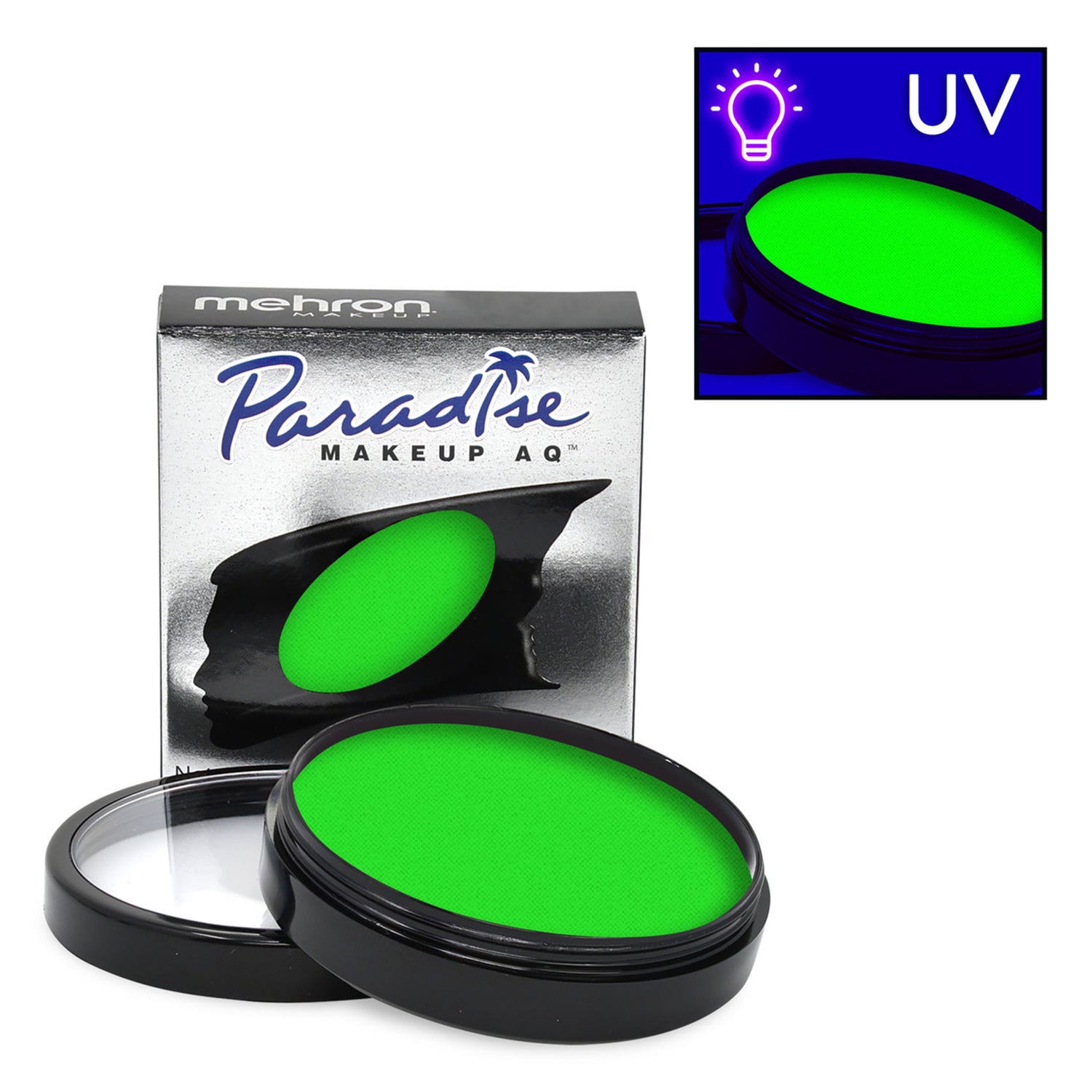 Paradise AQ Face Paint - Martian/Neon Green (1.4 oz/ 40 gm)