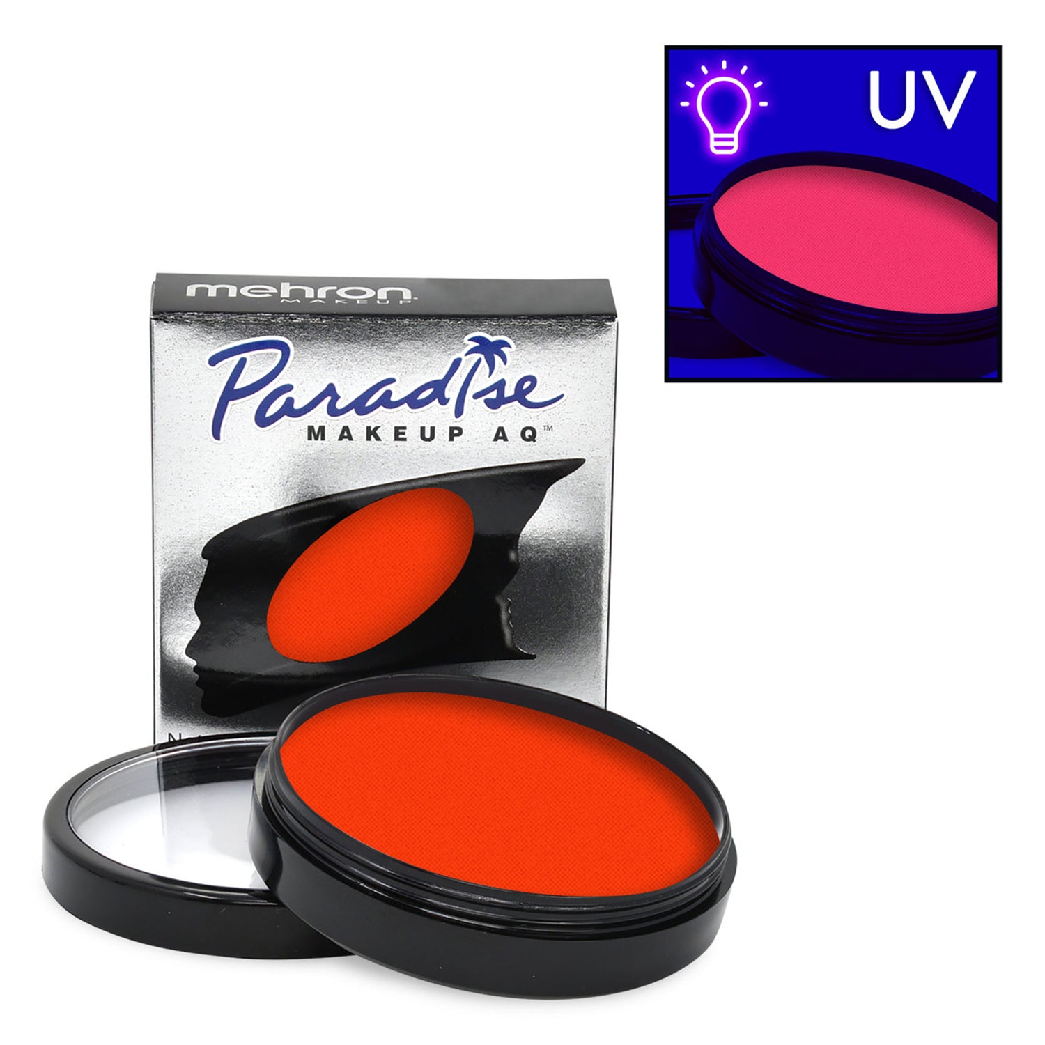 Paradise AQ Face Paint - Super Nova/Neon Orange (1.4 oz/ 40 gm)
