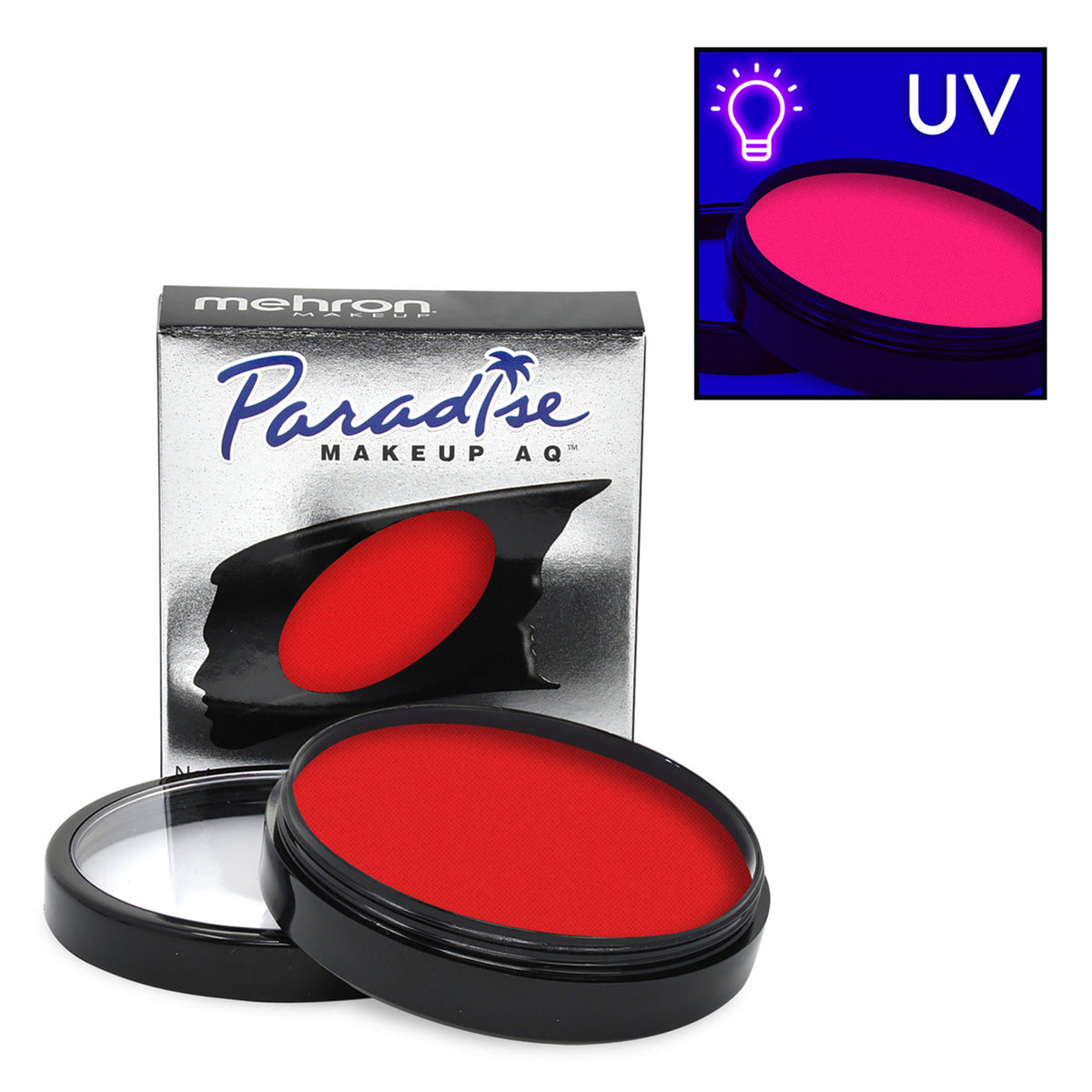 Paradise AQ Face Paint - Vulcan/Neon Red (1.4 oz/ 40 gm)