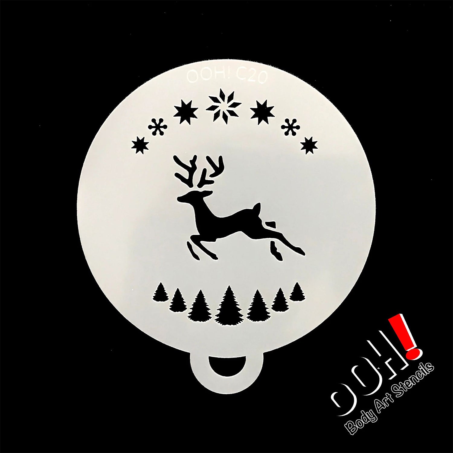 Ooh! Flip Stencil - Reindeer Flip