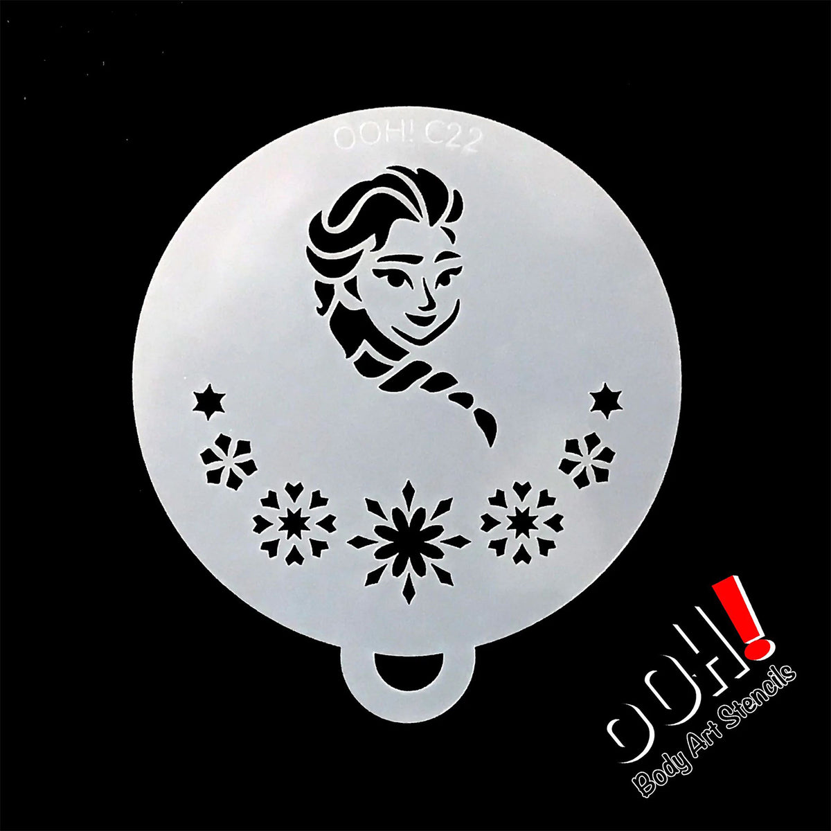 Ooh! Flip Stencil - Snowflake Queen