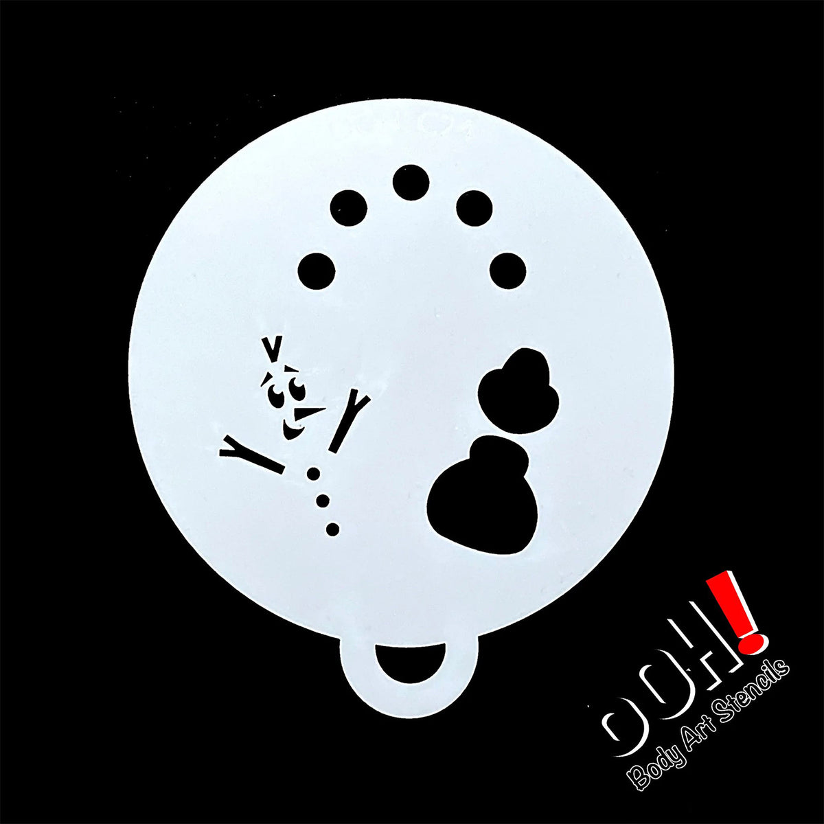 Ooh! Flip Stencil - Magic Snowman