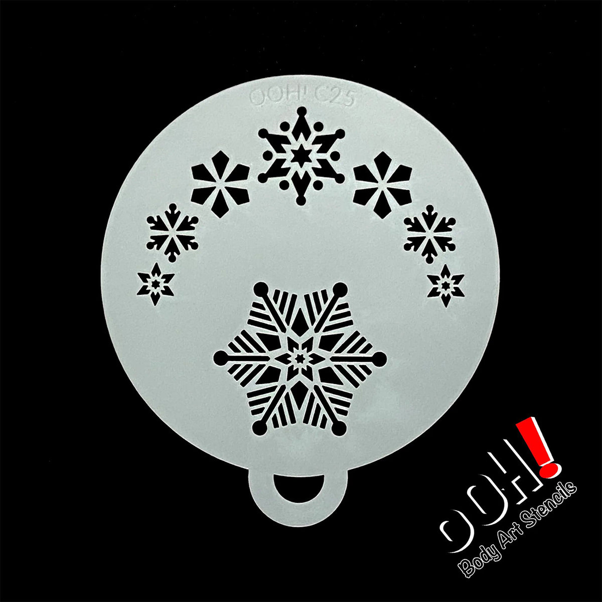 Ooh! Flip Stencil - Frozen Snowflake 1