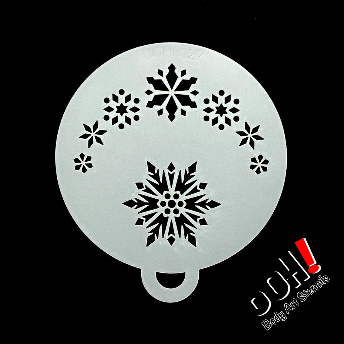 Ooh! Flip Stencil - Frozen Snowflake 3