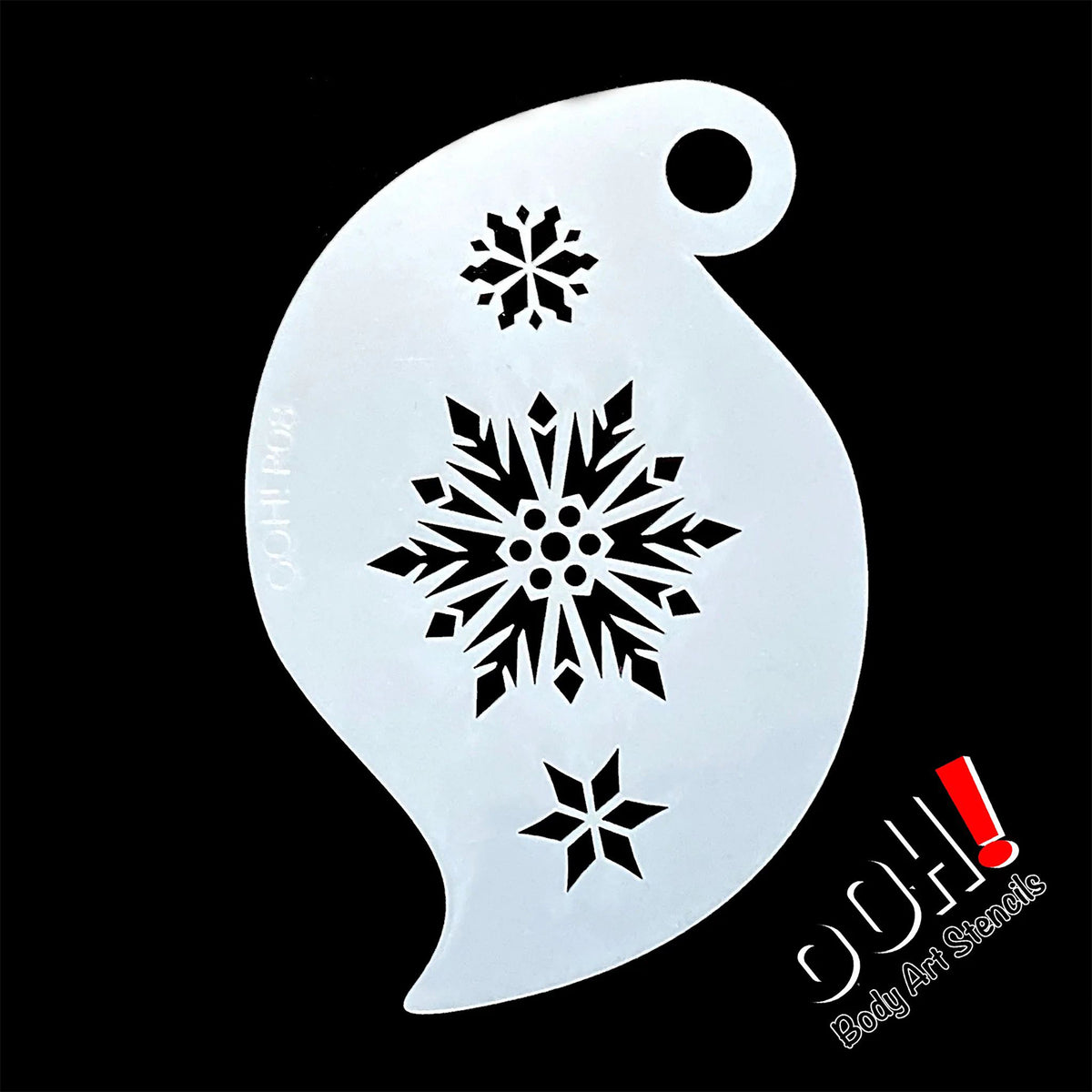 Ooh! Storm Stencil - Snowflake 1