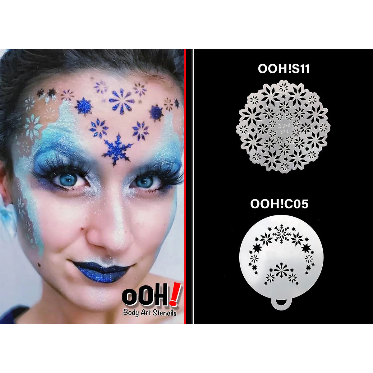 Ooh! Sphere Stencil - Snowflake