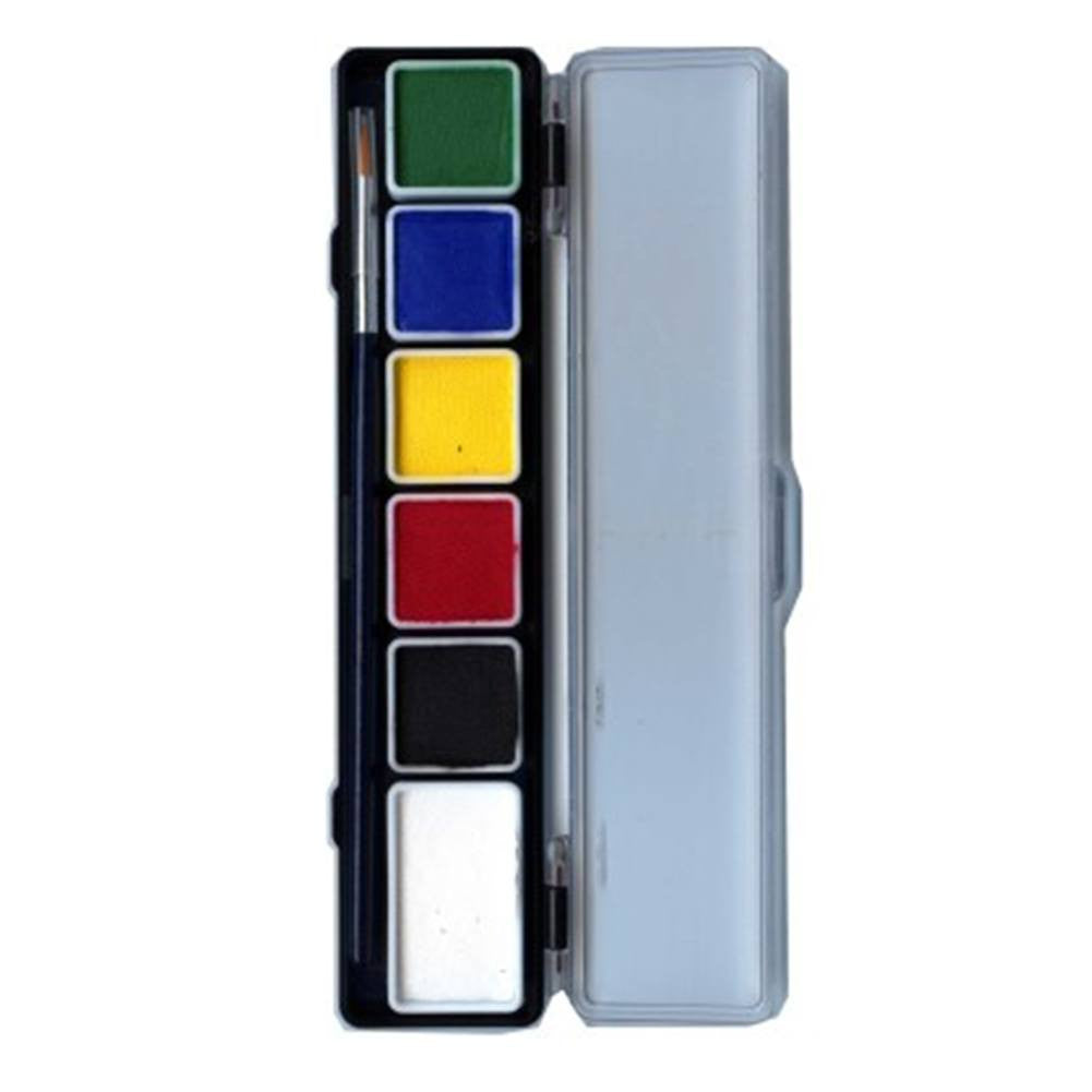 PartyXplosion 6 Color Aqua Mini Palette - Essential (5 x 3 gm, 1 x 6 gm)
