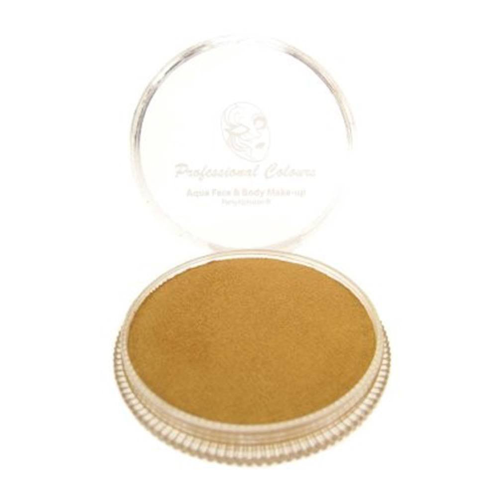PartyXplosion Gold Aqua Face Paints - Pearl Gold (30 gm)