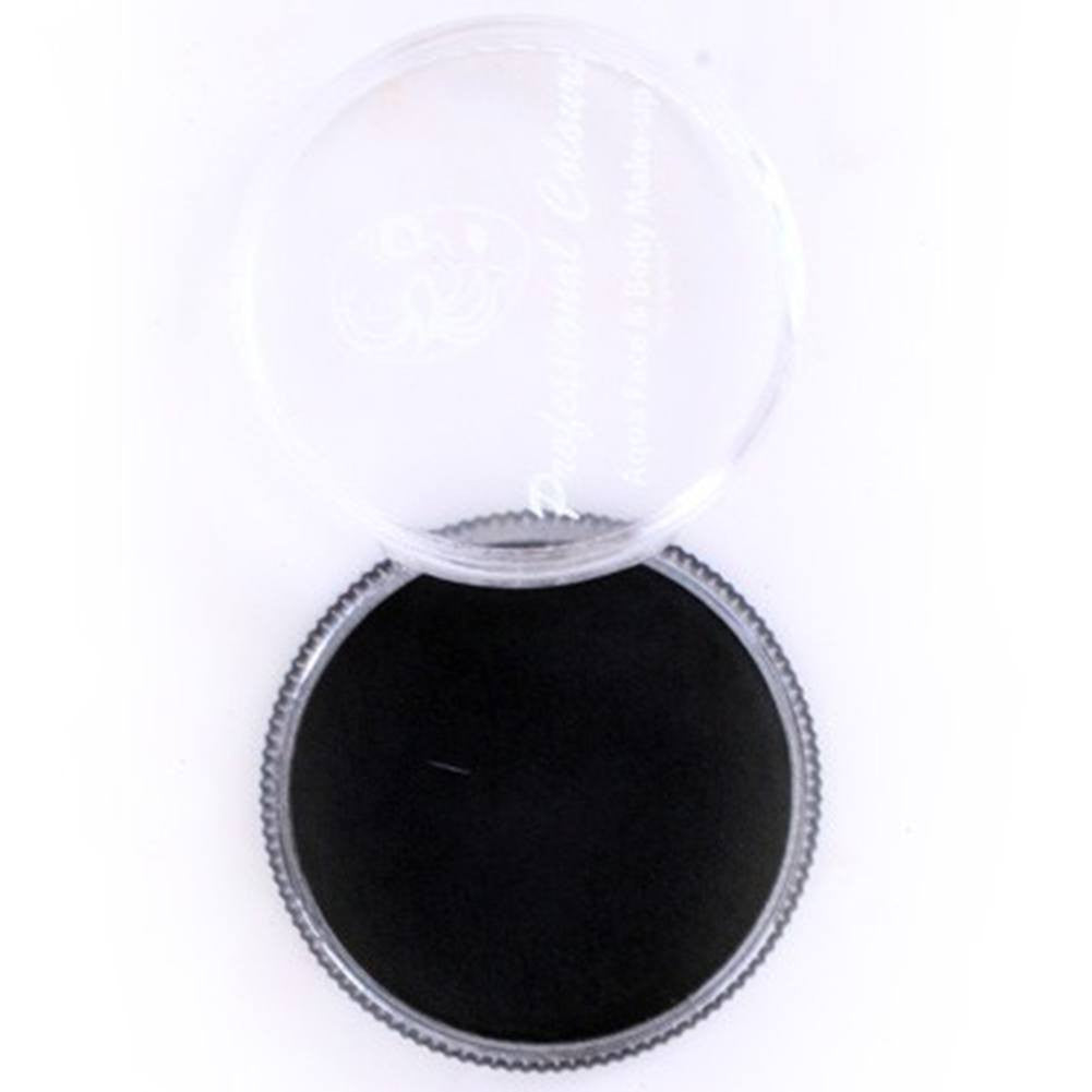 PartyXplosion Black Aqua Face Paint Refills - Strong Black 