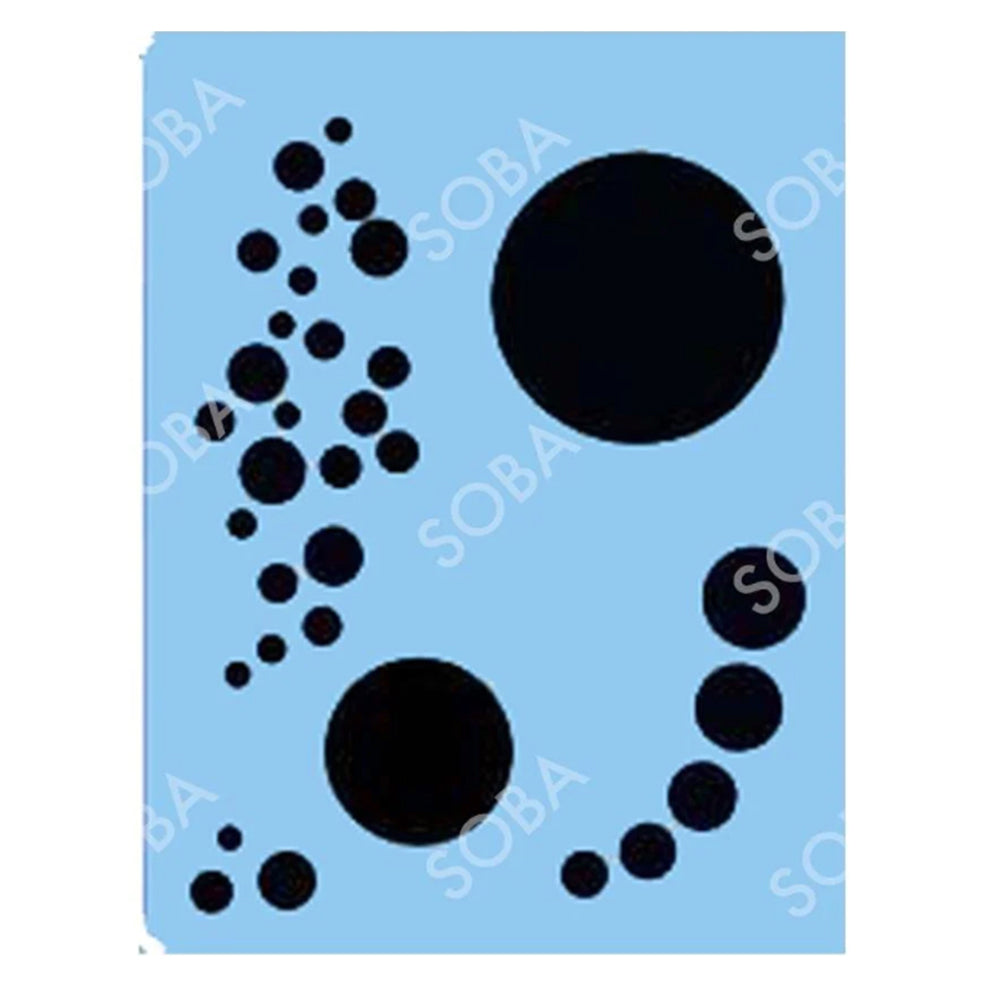 SOBA Quick EZ Face Painting Stencil - Circle Group