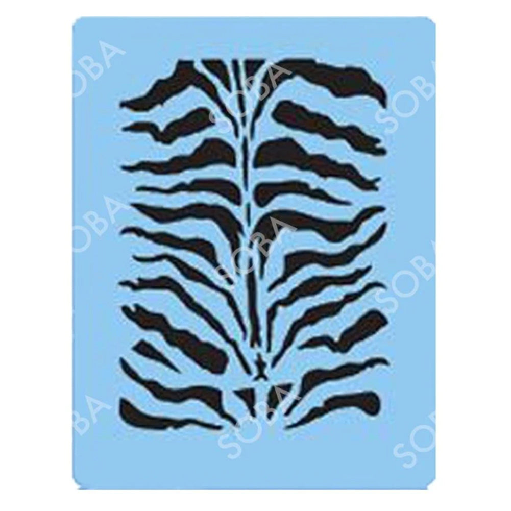 SOBA Quick EZ Face Painting Stencil - Zebra