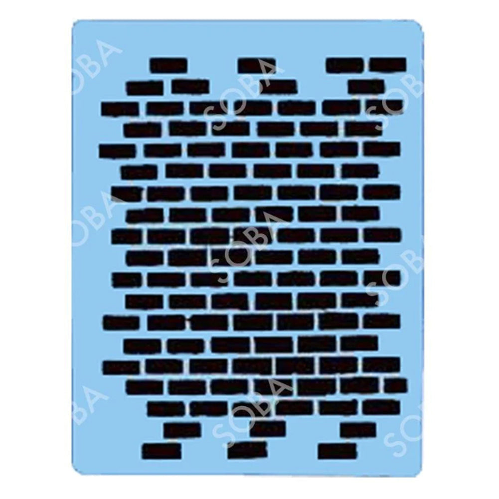 SOBA Quick EZ Face Painting Stencil - Bricks