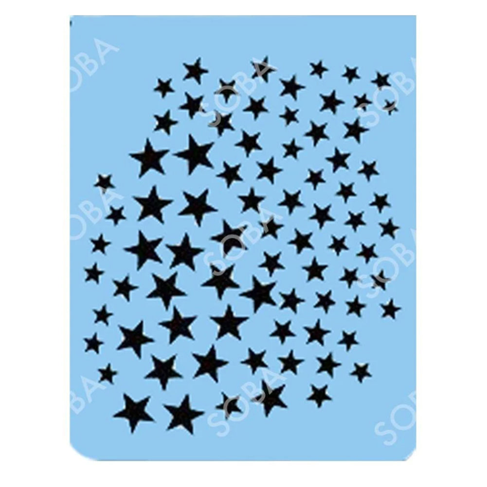 SOBA Quick EZ Face Painting Stencil - Mini Stars