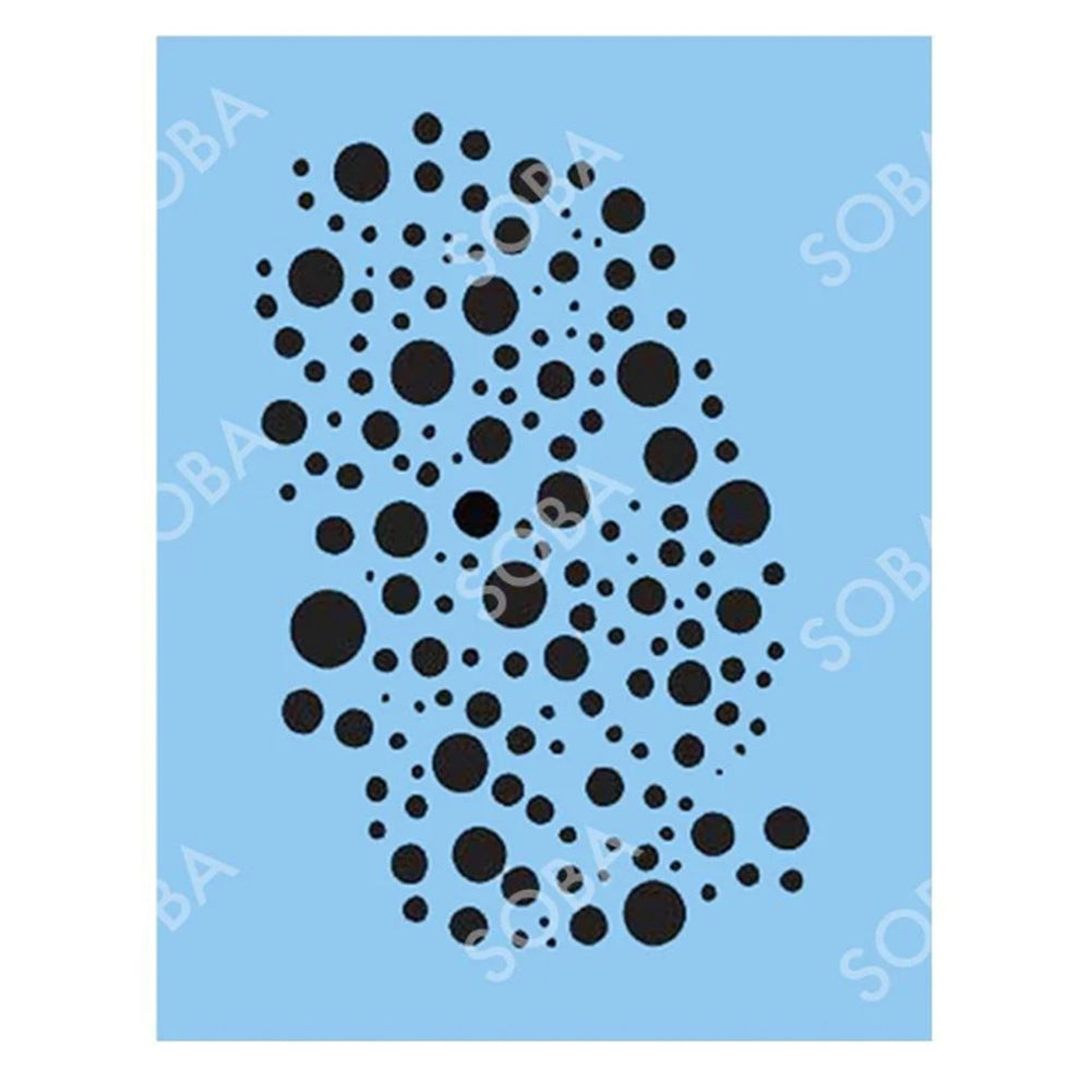 SOBA Quick EZ Face Painting Stencil - Bubbles