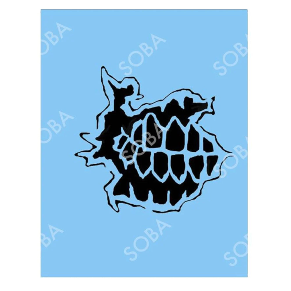 SOBA Quick EZ Face Painting Stencil - Zombie Teeth
