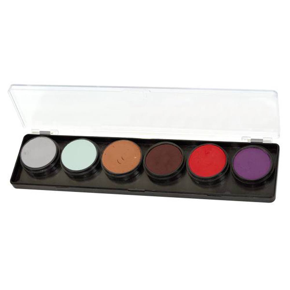 FAB Ghoulish Face Paint Palette (6 Colors - 11 gm)