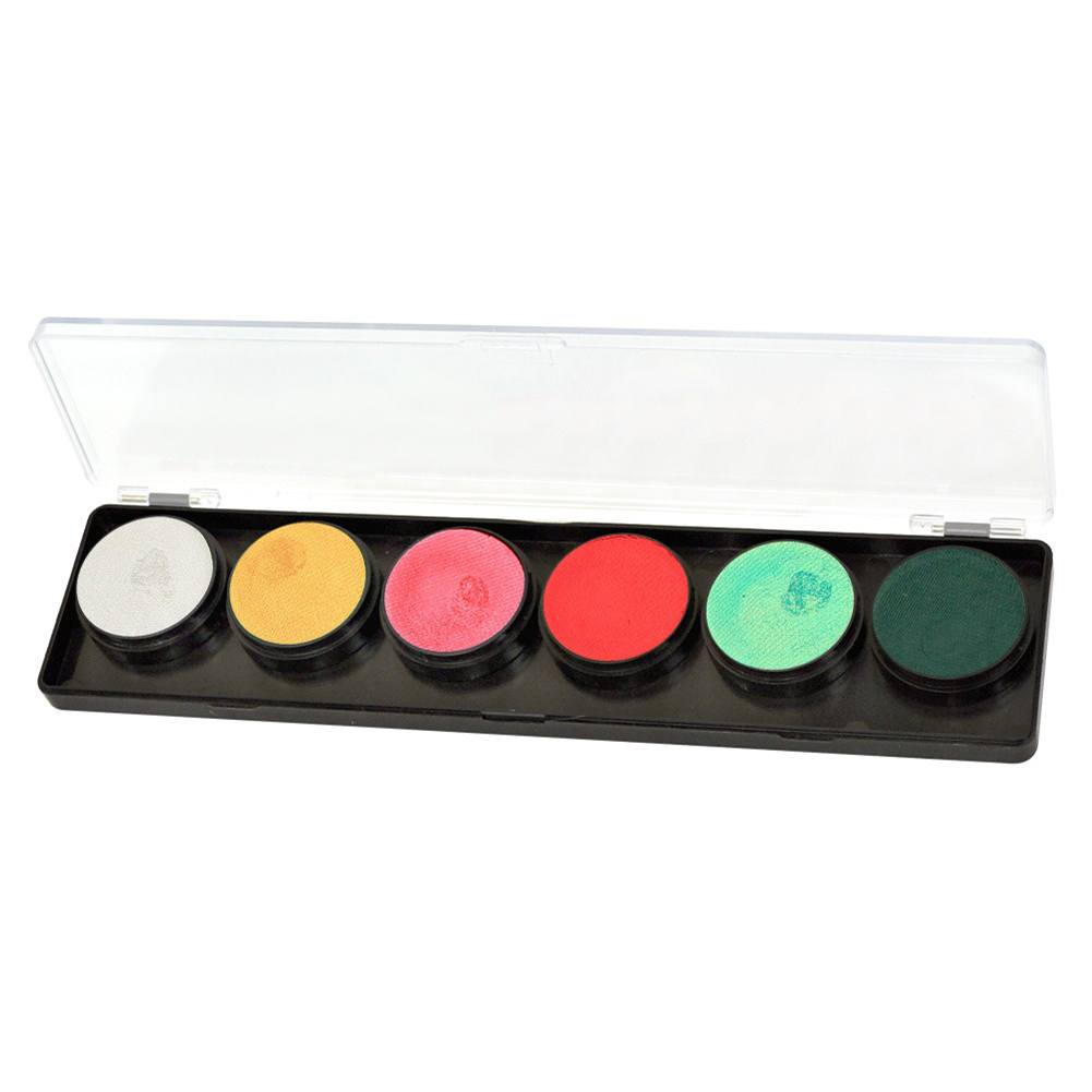 FAB Holly Jolly Face Paint Palette (6 Colors - 11 gm)