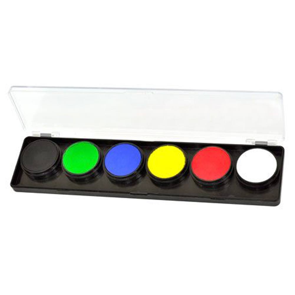 FAB Primary Face Paint Palette (6 Colors - 11 gm)