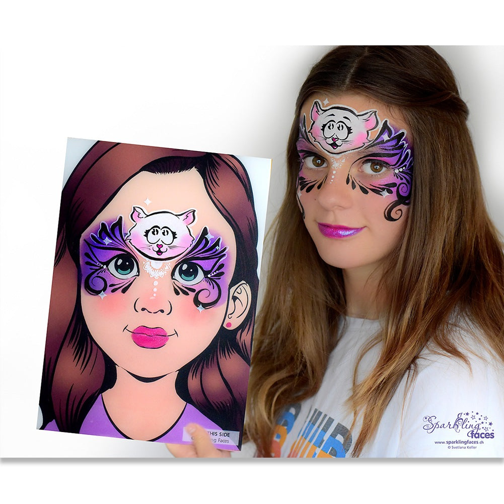 Girl Face Paint Practice Boards Sparkling Faces Flat Rate Shipping Facepaint girl-face-paint-practice-boards-sparkling-faces-flat-rate-shipping-facepaint