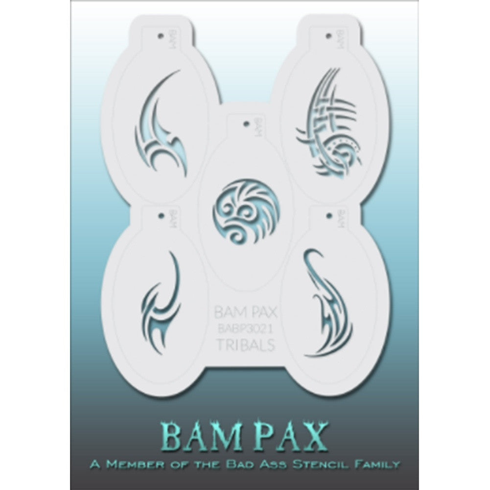 Bad Ass BAM PAX Stencils - BABP 3021 - Tribals