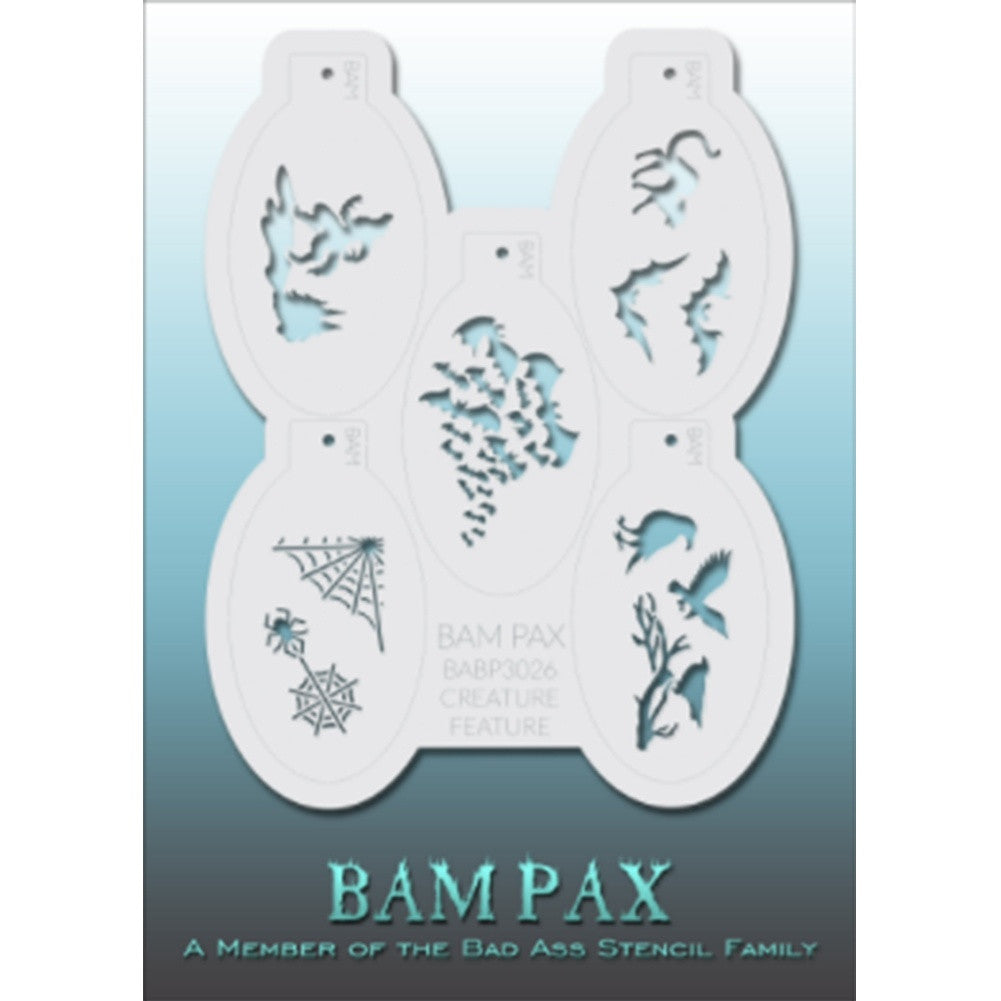 Bad Ass BAM PAX Stencils - BABP 3026 - Creature Feature