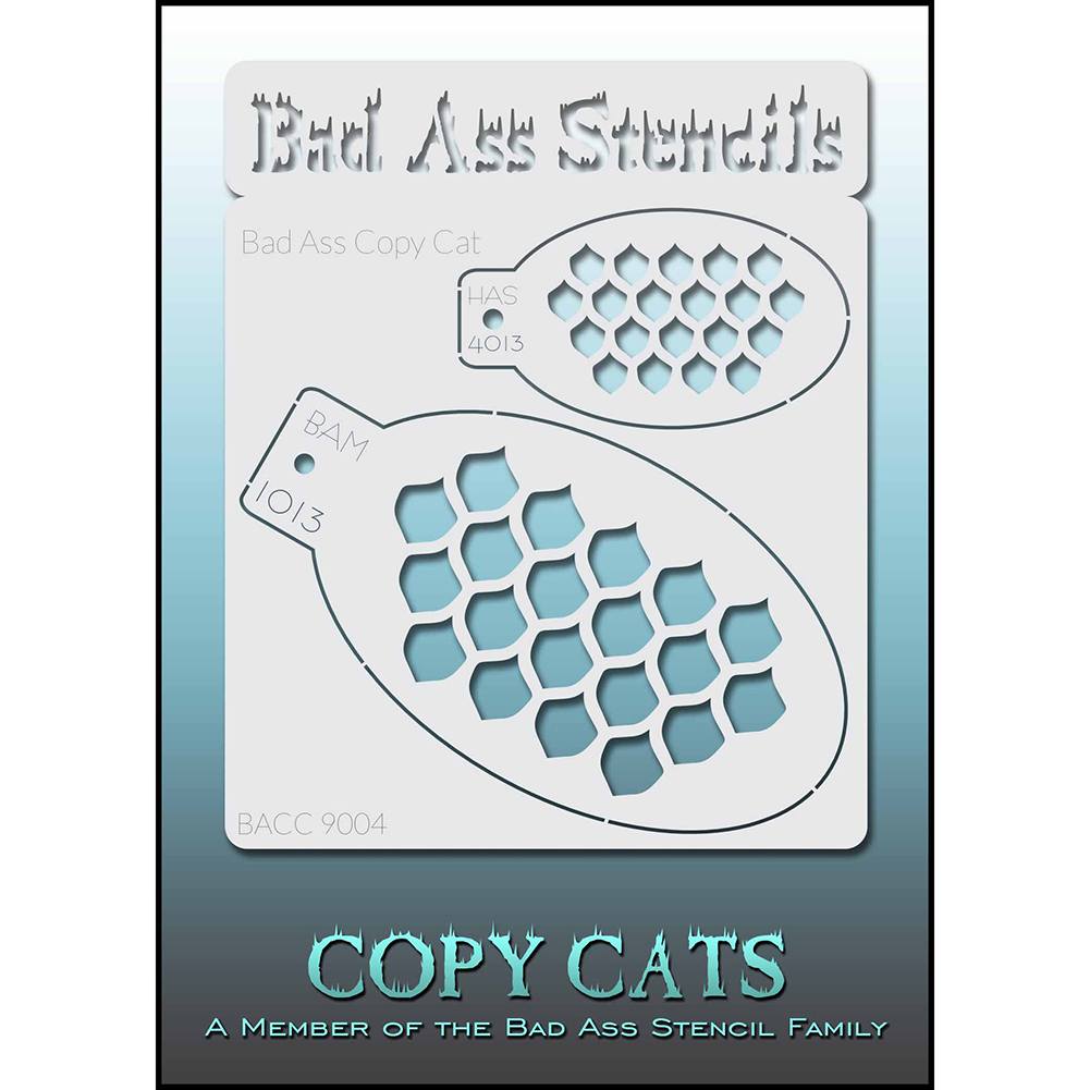 Bad Ass Copy Cat Stencil - Fish Scales - BACC 9004