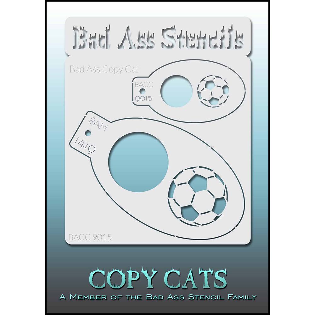 Bad Ass Copy Cat Stencil - Soccer - BACC 9015