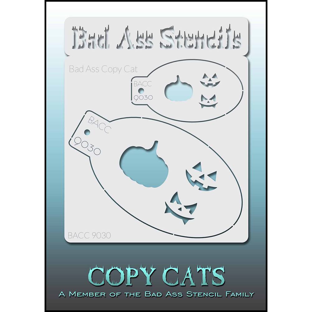Bad Ass Copy Cat Stencil - Jack-O-Lantern - BACC 9030