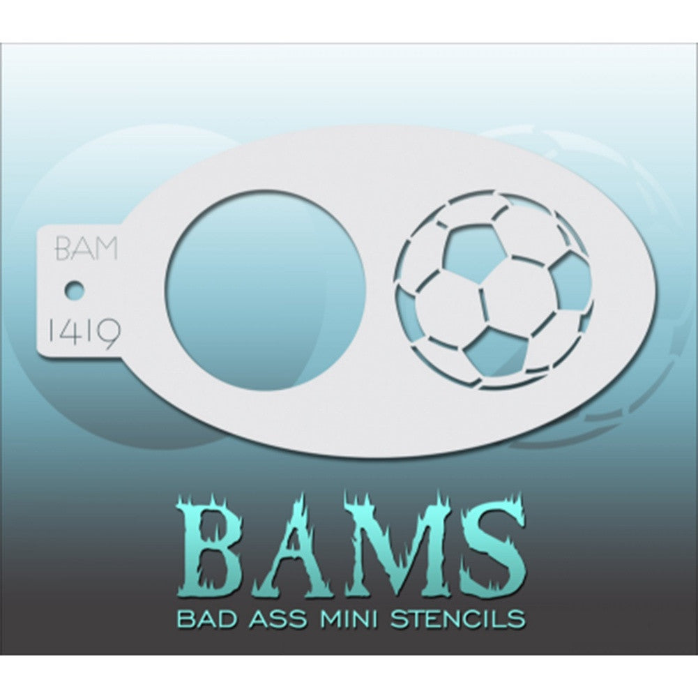 Bad Ass Mini Stencils - Sports Balls - BAM1419