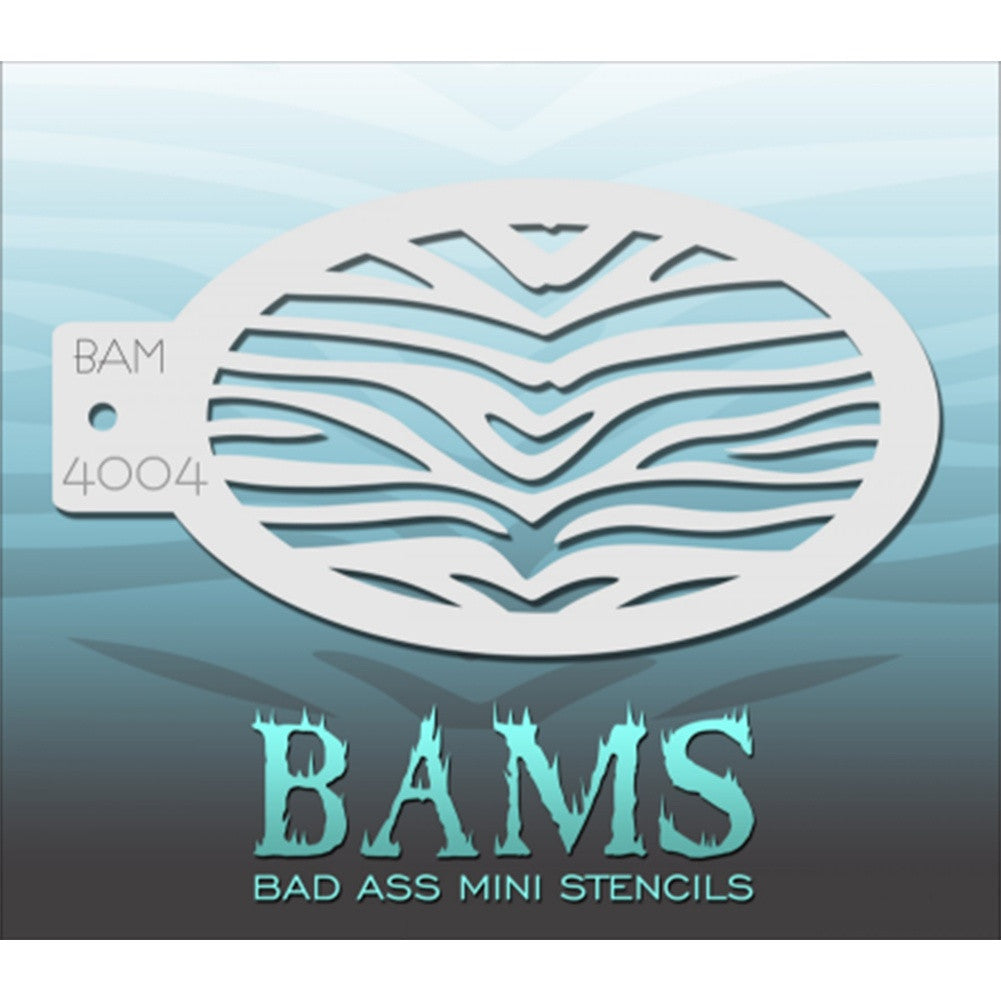 Bad Ass Mini Stencils - Animal Stripes - BAM4004