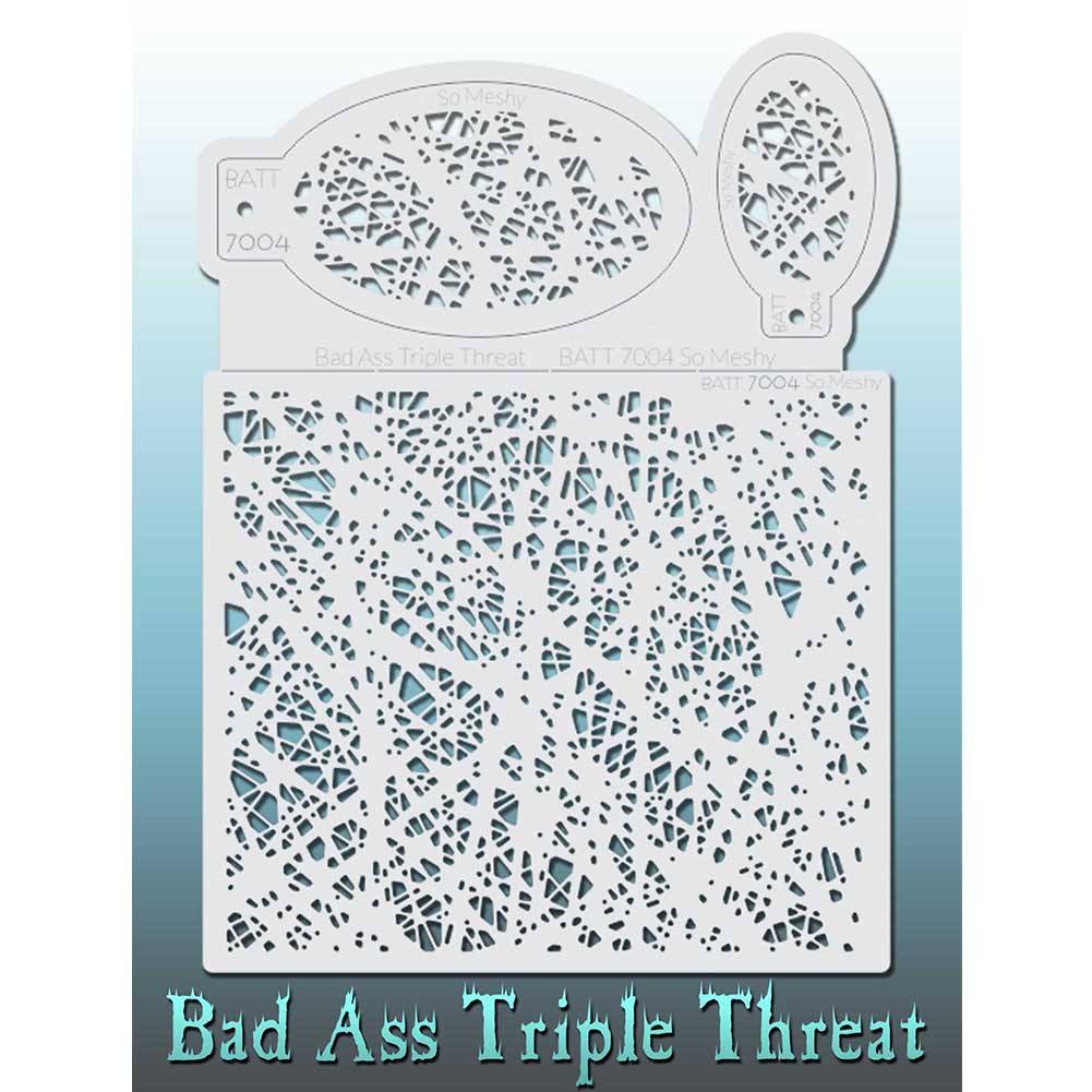 Bad Ass Triple Threat Stencil - So Meshy 7004