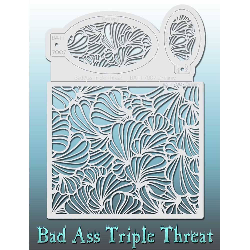 Bad Ass Triple Threat Stencil - Dreamy 7007