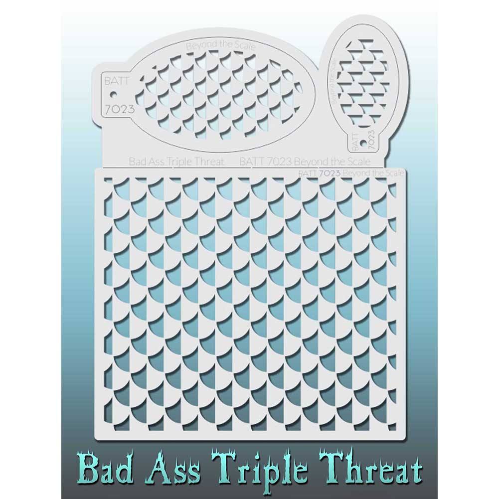 Bad Ass Triple Threat Stencil - Beyond the Scale 7023