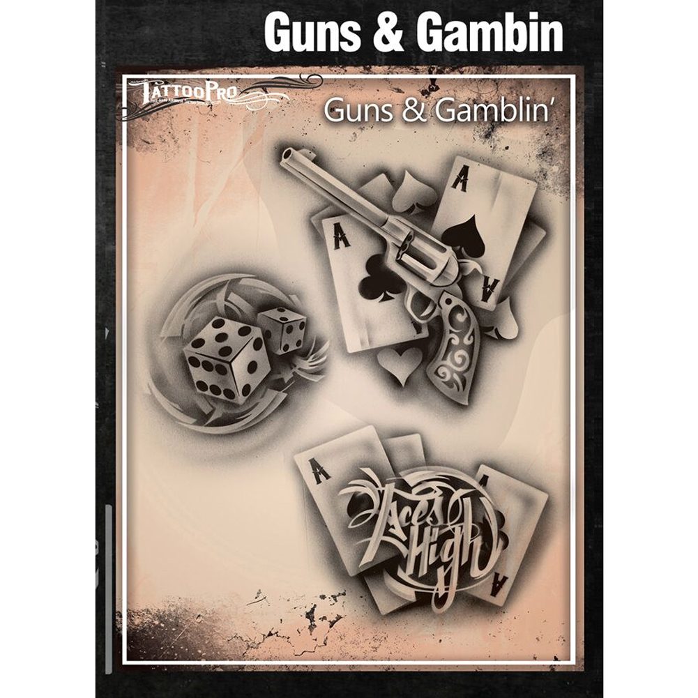 Tattoo Pro Series 2 Stencils - Guns &amp; Gamblin