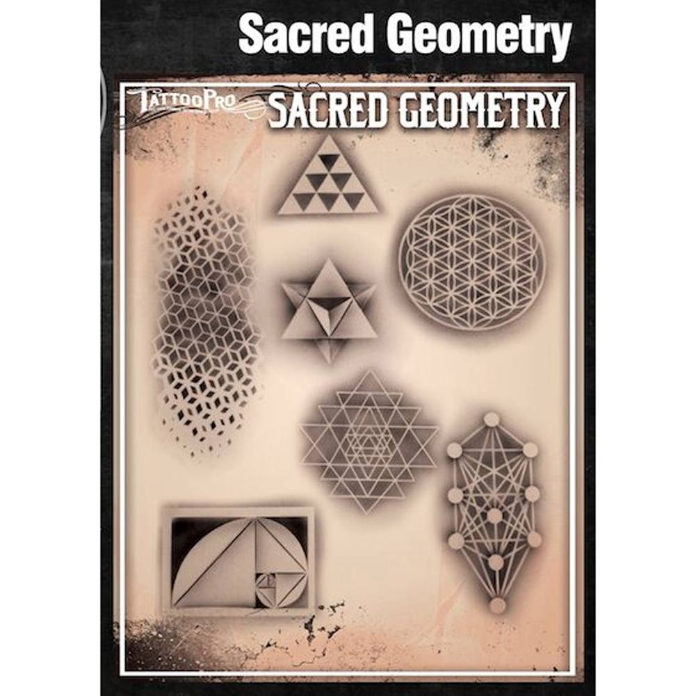 Tattoo Pro Series 3 Stencils - Sacred Geometry