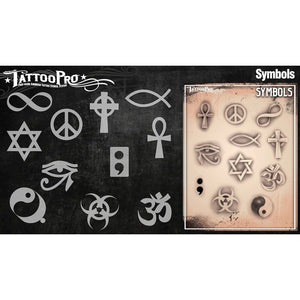 Tattoo Pro Series 3 Stencils - Symbols