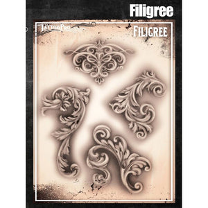 Tattoo Pro Series 5 Stencils - Filigree & Flair
