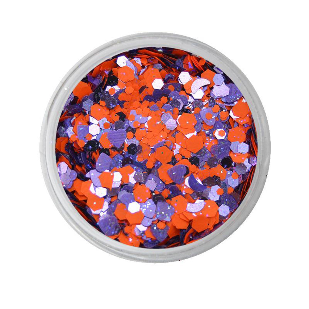 VIVID Glitter Fearless - Orange &amp; Purple Chunky Glitter Mix