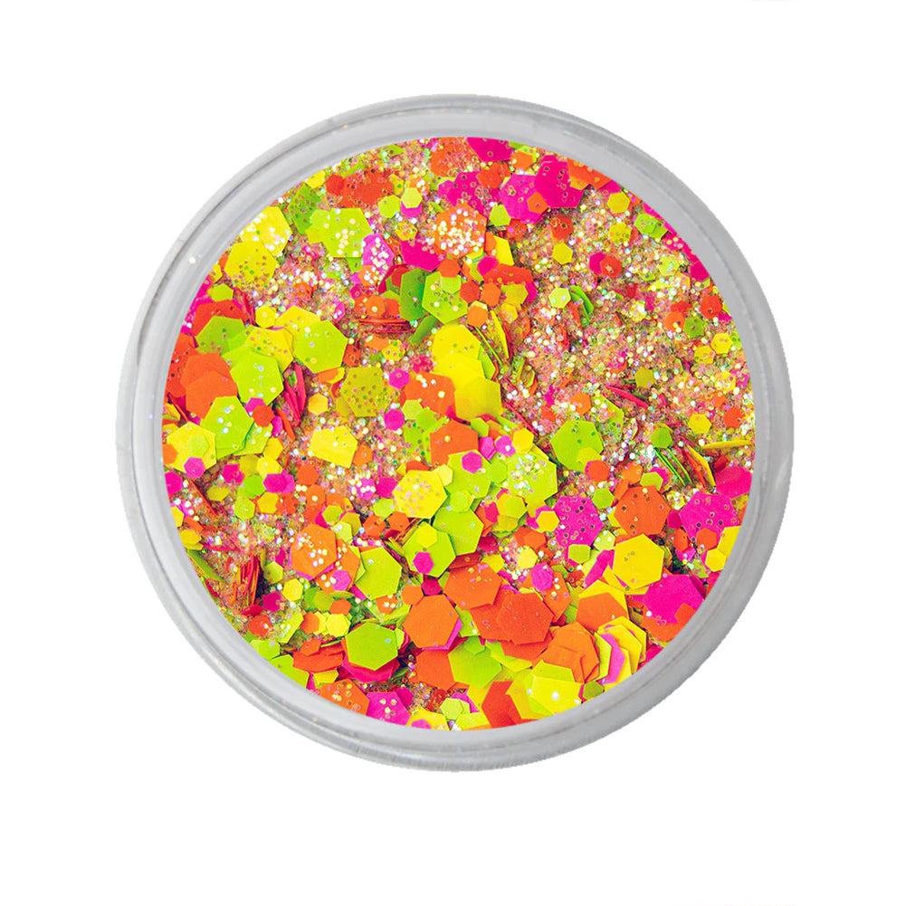 Pink chunky glitter mix
