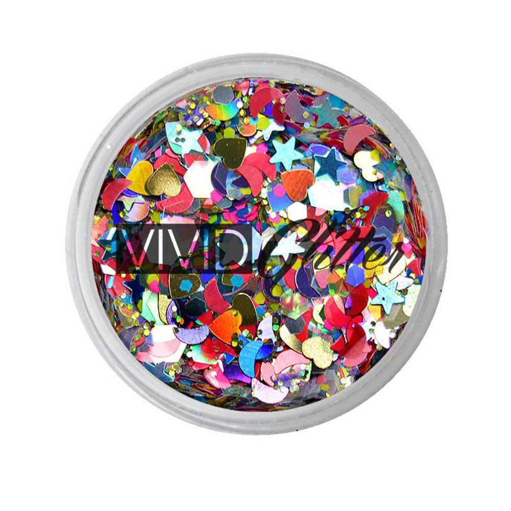 VIVID Glitter Festivity Chunky Glitter Mix (10 gm)