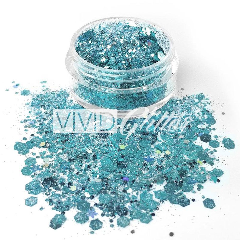VIVID Glitter Angelic Ice Chunky Glitter Mix (10 gm)