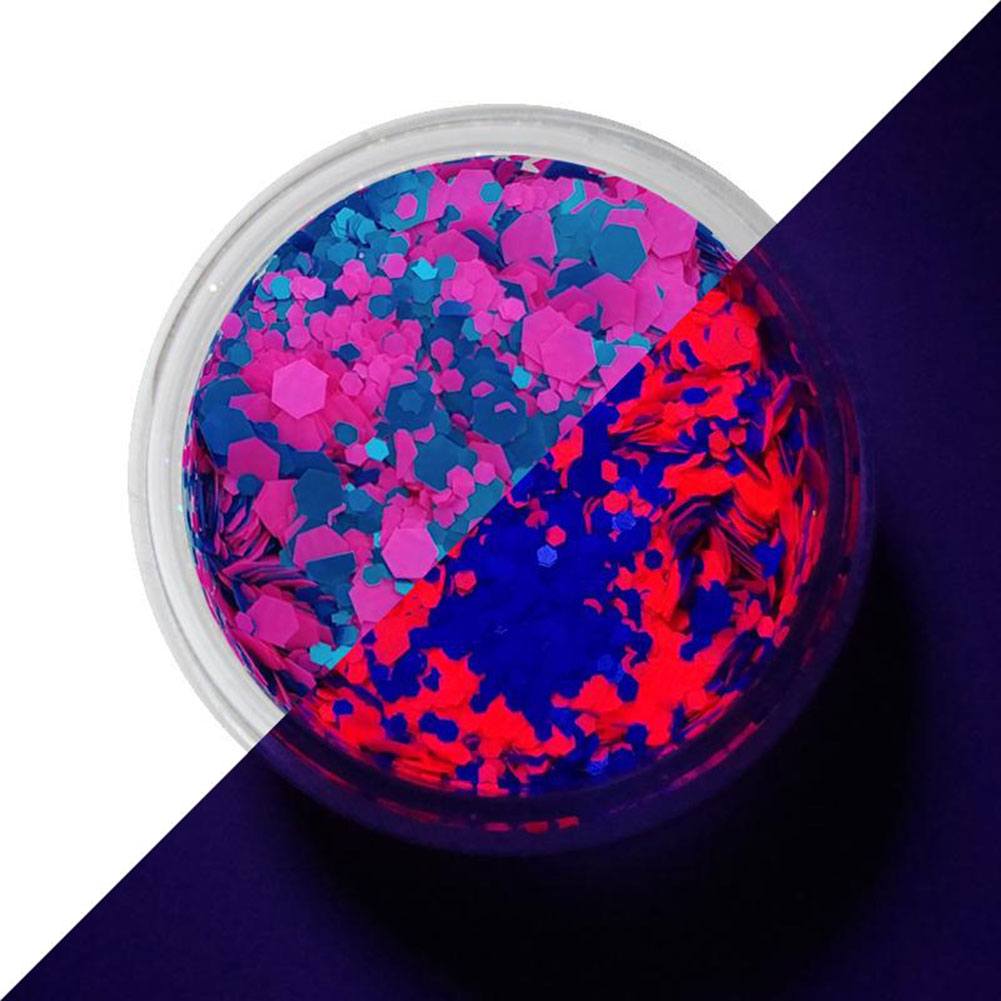 VIVID Glitter  Gum Nebula UV Chunky Glitter Mix (10 gm)