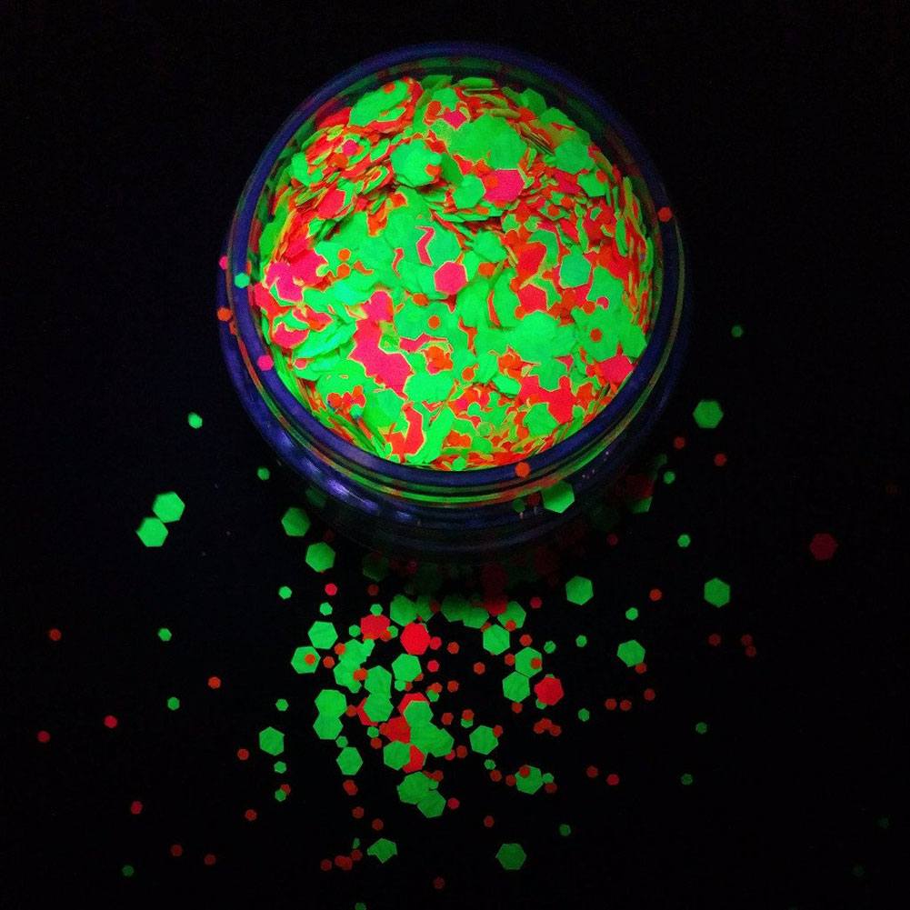 VIVID Glitter Ignite UV Chunky UV Glitter Mix (10 gm)