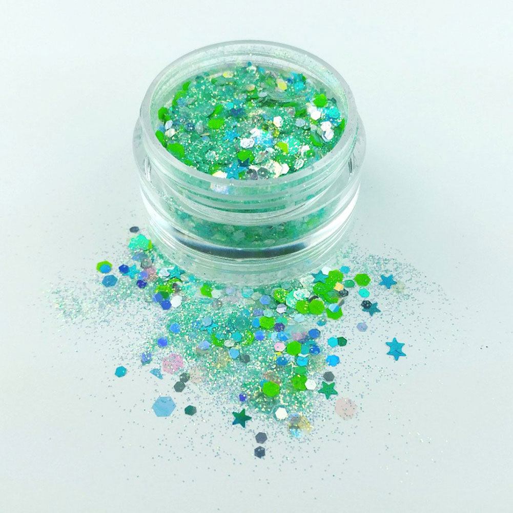 VIVID Glitter Sea Of Glass Chunky Glitter Mix (10 gm)