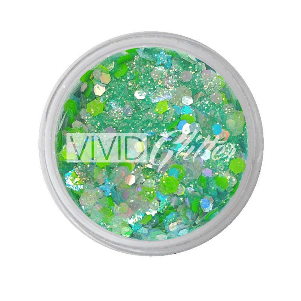 VIVID Glitter Sea Of Glass Chunky Glitter Mix (10 gm)